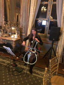 looping cello for corporate event