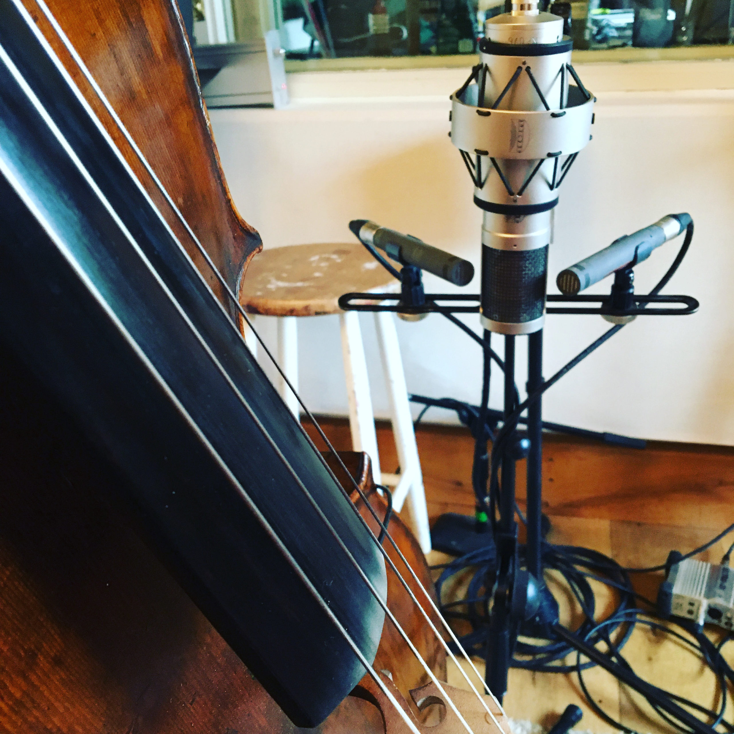 Recording cello