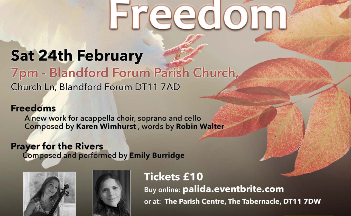 24/02/24 “Voices of Freedom” – a vibrant concert of choir and featured cello & poetry