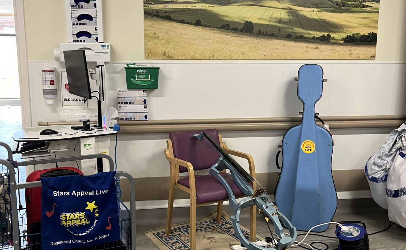 Outreach Salisbury Hospital live music in the wards